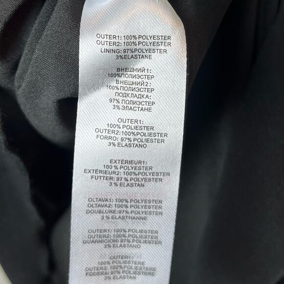 Little Mistress All Over Lace Top Long Sleeve Chiffon Semi Sheer Dress - Picture 12 of 12